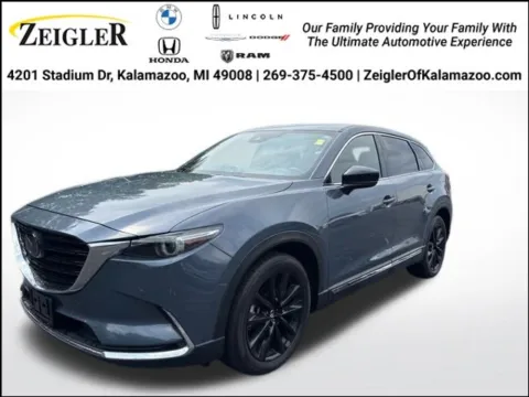 Gray 2023 Mazda CX-9 Carbon Edition for sale in Kalamazoo, MI