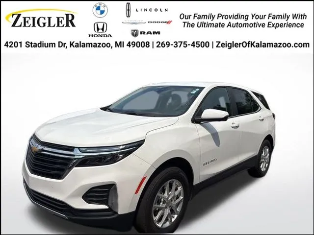 White 2024 Chevrolet Equinox LT for sale in Kalamazoo, MI