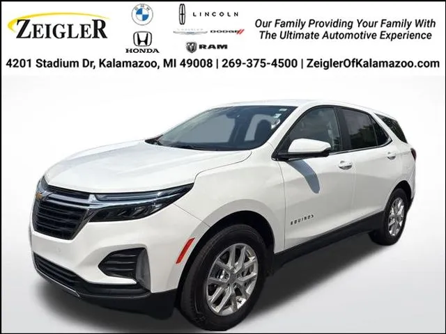 White 2024 Chevrolet Equinox LT for sale in Kalamazoo, MI