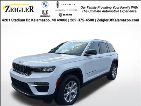 White 2023 Jeep Grand Cherokee Limited for sale in Kalamazoo, MI