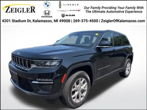 Black 2022 Jeep Grand Cherokee Limited for sale in Kalamazoo, MI