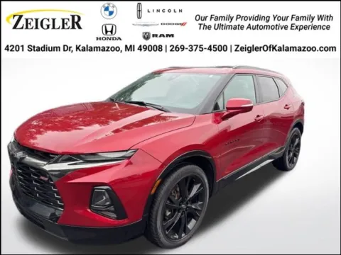 Red 2021 Chevrolet Blazer RS for sale in Kalamazoo, MI
