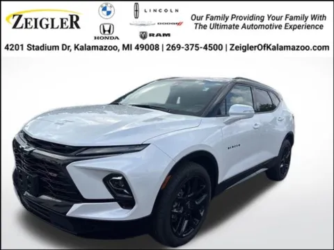White 2023 Chevrolet Blazer RS for sale in Kalamazoo, MI
