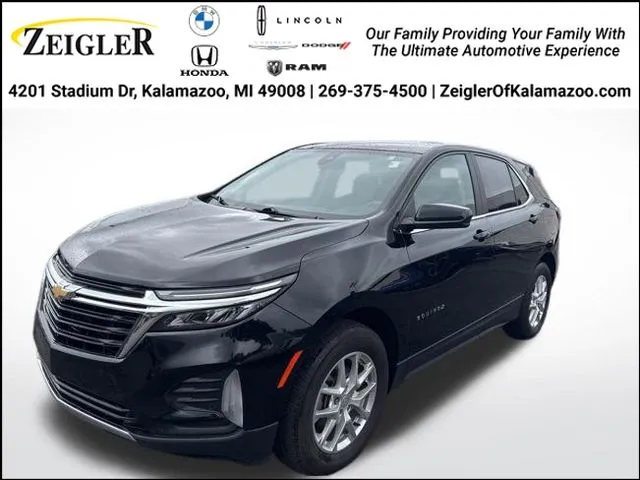 Black 2022 Chevrolet Equinox LT for sale in Kalamazoo, MI