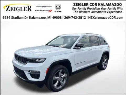 White 2022 Jeep Grand Cherokee Limited for sale in Kalamazoo, MI