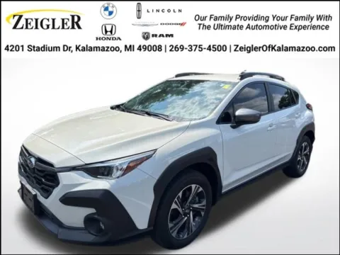 White 2024 Subaru Crosstrek Premium for sale in Kalamazoo, MI