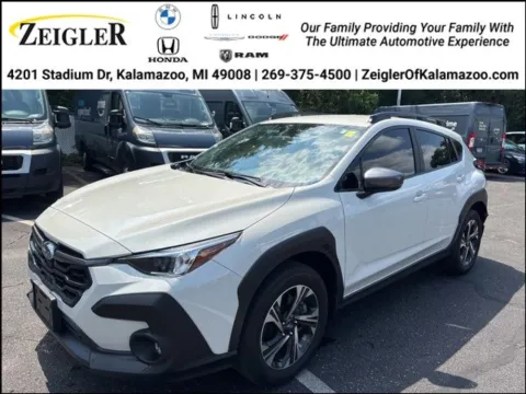 White 2024 Subaru Crosstrek Premium for sale in Kalamazoo, MI