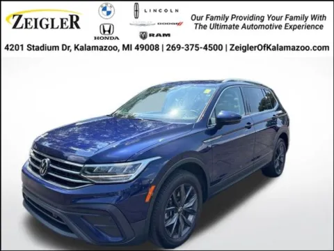 Blue 2022 Volkswagen Tiguan 2.0T SE for sale in Kalamazoo, MI
