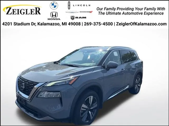 Gray 2023 Nissan Rogue SL for sale in Kalamazoo, MI