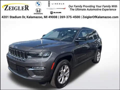 Gray 2022 Jeep Grand Cherokee Limited for sale in Kalamazoo, MI