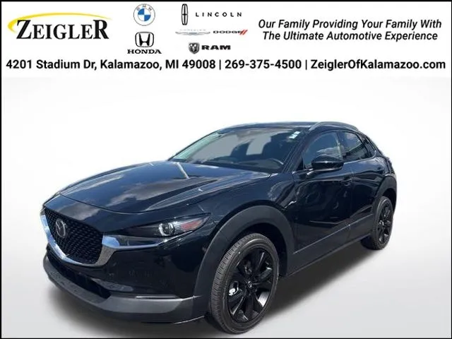 Black 2023 Mazda CX-30 2.5 Turbo Premium Package for sale in Kalamazoo, MI