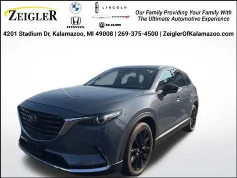Gray 2023 Mazda CX-9 Carbon Edition for sale in Kalamazoo, MI