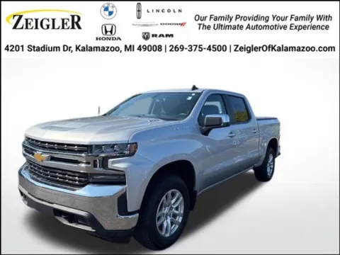 Silver 2020 Chevrolet Silverado 1500 LT for sale in Kalamazoo, MI