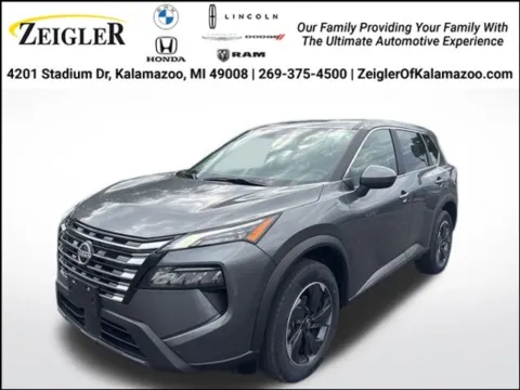 Gray 2024 Nissan Rogue SV for sale in Kalamazoo, MI