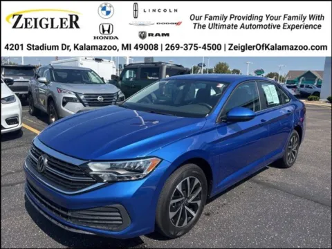 Blue 2024 Volkswagen Jetta 1.5T S for sale in Kalamazoo, MI
