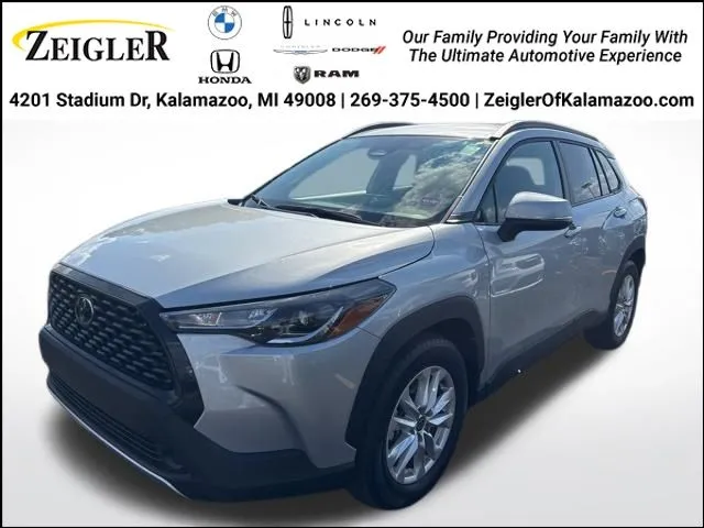 Silver 2024 Toyota Corolla Cross LE for sale in Kalamazoo, MI