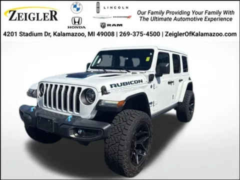 White 2021 Jeep Wrangler Unlimited Rubicon 4xe for sale in Kalamazoo, MI