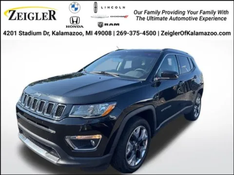 Black 2018 Jeep Compass Limited for sale in Kalamazoo, MI
