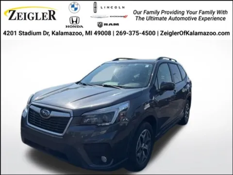 Gray 2021 Subaru Forester Premium for sale in Kalamazoo, MI