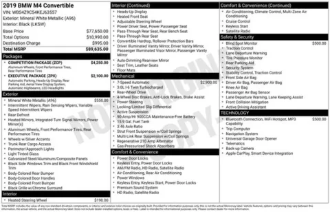 More photos of 2019 BMW M4 Convertible at Zeigler BMW of Kalamazoo, MI