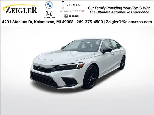 White 2023 Honda Civic Sport for sale in Kalamazoo, MI