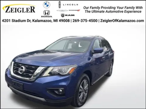 Blue 2017 Nissan Pathfinder SL for sale in Kalamazoo, MI