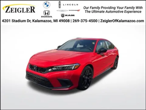 Red 2022 Honda Civic Sport for sale in Kalamazoo, MI