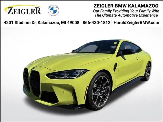 Yellow 2022 BMW M4 Competition for sale in Kalamazoo, MI