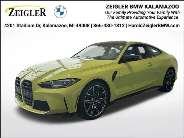 Yellow 2022 BMW M4 Competition for sale in Kalamazoo, MI