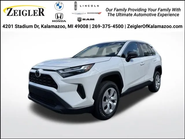 White 2024 Toyota RAV4 LE for sale in Kalamazoo, MI