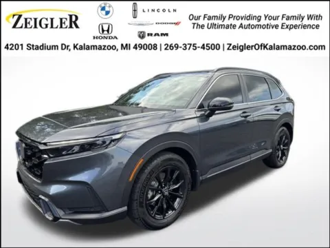 Gray 2024 Honda CR-V Hybrid Sport-L for sale in Kalamazoo, MI