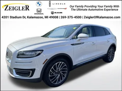 White 2019 Lincoln Nautilus Reserve for sale in Kalamazoo, MI