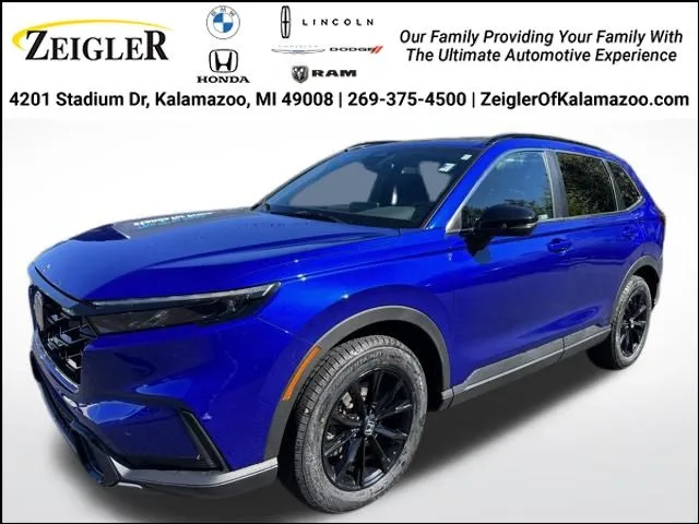 Blue 2024 Honda CR-V Hybrid Sport for sale in Kalamazoo, MI