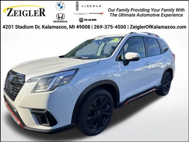 White 2022 Subaru Forester Sport for sale in Kalamazoo, MI