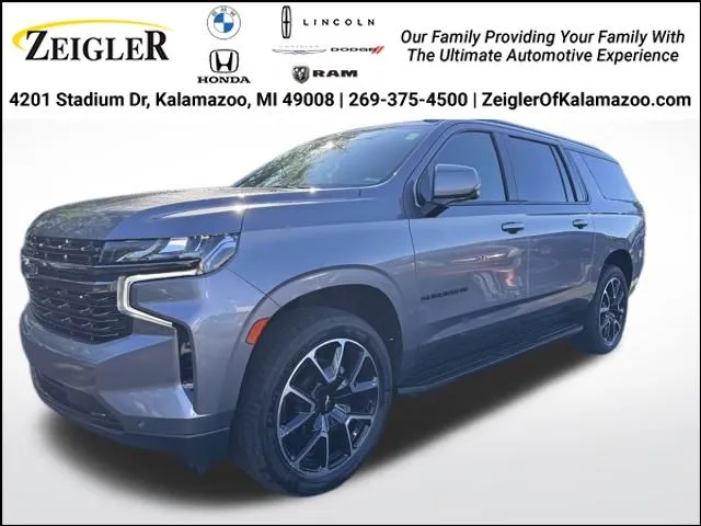 Gray 2021 Chevrolet Suburban RST for sale in Kalamazoo, MI