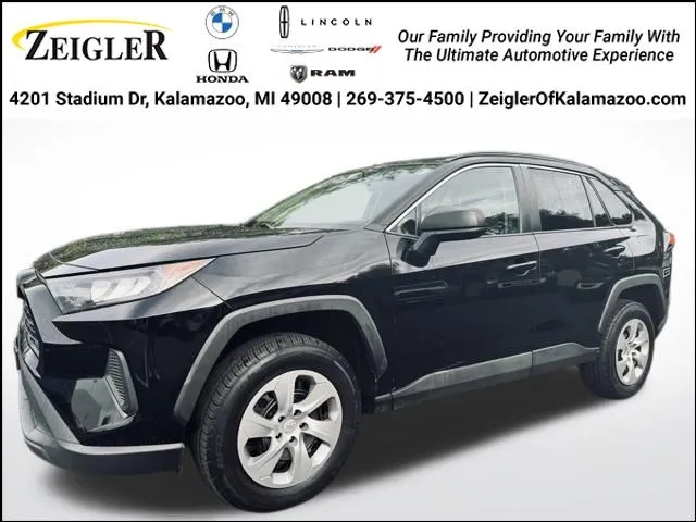 Black 2021 Toyota RAV4 LE for sale in Kalamazoo, MI