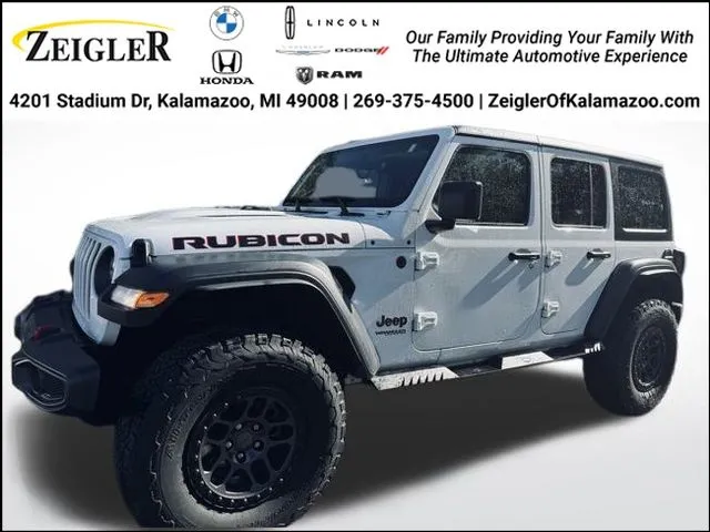 White 2021 Jeep Wrangler Unlimited Rubicon for sale in Kalamazoo, MI