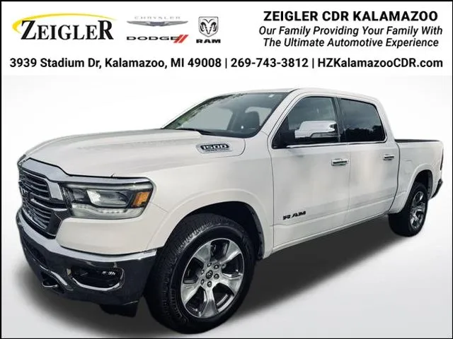 White 2021 Ram 1500 Laramie for sale in Kalamazoo, MI