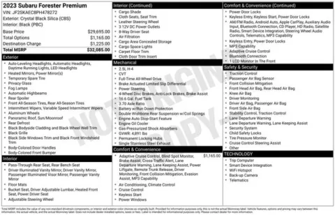 More photos of 2023 Subaru Forester Premium at Zeigler BMW of Kalamazoo, MI