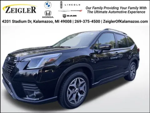Black 2023 Subaru Forester Premium for sale in Kalamazoo, MI
