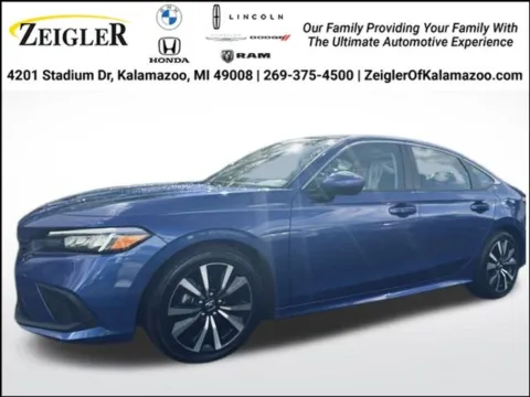 Blue 2022 Honda Civic EX for sale in Kalamazoo, MI