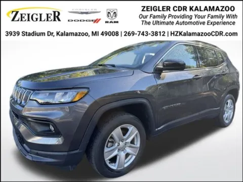 Gray 2022 Jeep Compass Latitude for sale in Kalamazoo, MI