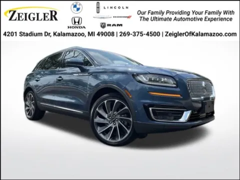 Blue 2019 Lincoln Nautilus Reserve for sale in Kalamazoo, MI