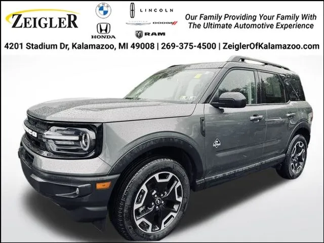 Gray 2024 Ford Bronco Sport Outer Banks for sale in Kalamazoo, MI