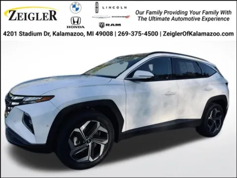 White 2023 Hyundai Tucson Limited for sale in Kalamazoo, MI