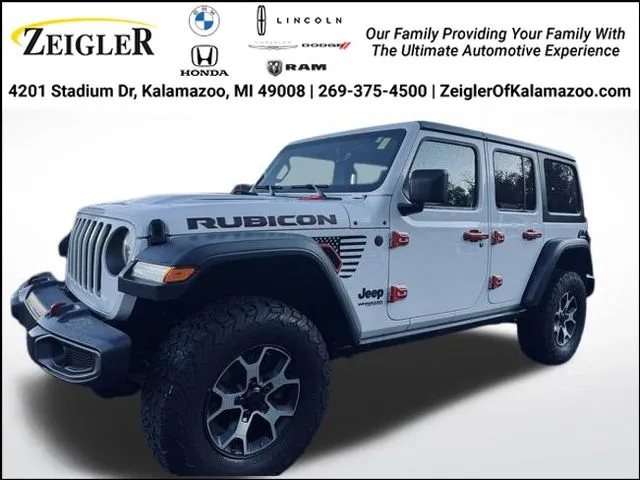 White 2020 Jeep Wrangler Unlimited Rubicon for sale in Kalamazoo, MI
