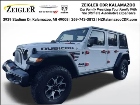 White 2020 Jeep Wrangler Unlimited Rubicon for sale in Kalamazoo, MI