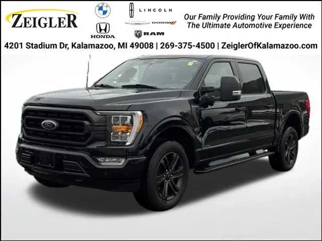 Black 2022 Ford F-150 XLT for sale in Kalamazoo, MI