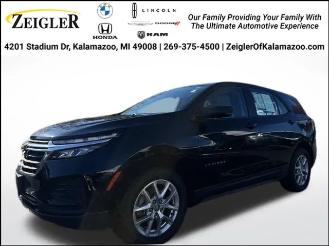 Black 2024 Chevrolet Equinox LS for sale in Kalamazoo, MI