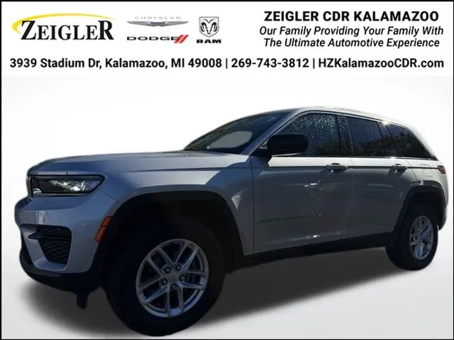 Silver 2023 Jeep Grand Cherokee Laredo for sale in Kalamazoo, MI